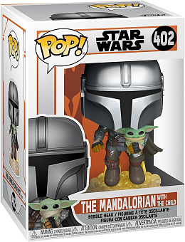Игровая фигурка FUNKO POP! Мандалорец с Малышом (The Mandalorian) Star Wars #402 - KUBIX Игровая фигурка FUNKO POP! Мандалорец с Малышом (The Mandalorian) Star Wars #402