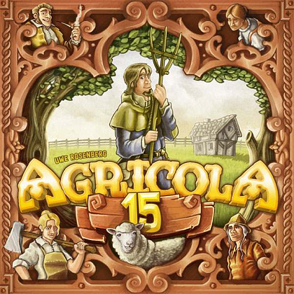 Настольная игра Agricola 15th Anniversary Box (EN), бренду Lookout Games, для 1-4 гравців, час гри < 30мин. - KUBIX