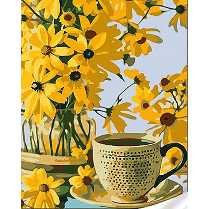 Картина за номерами Лугові квіти (30х40 см), бренду Strateg - KUBIX