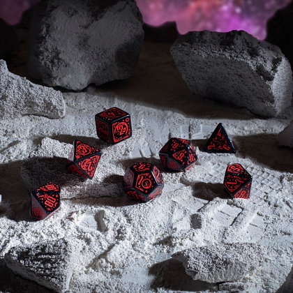 Набір кубиків Space Dice Set: Voyager (7), бренду Q-Workshop - 2 - KUBIX