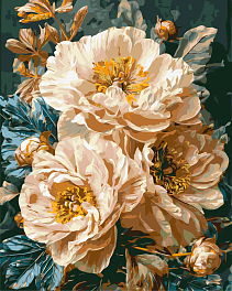 Картина по номерам Ніжні півонії (40х50 см)