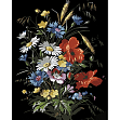 Миниатюра товара Картина по номерам Букет полевых цветов (40х50 см) - 1