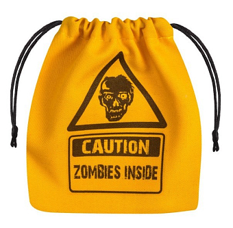 Мешочек Zombie Yellow & black Dice Bag - KUBIX Мешочек Zombie Yellow & black Dice Bag