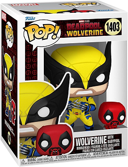 Ігрова фігурка FUNKO POP! Росомаха з Бебіпулом (Deadpool & Wolverine) Marvel #1403