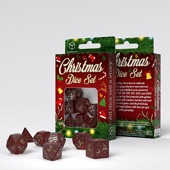 Набор кубиков Christmas Dice Set - KUBIX Набор кубиков Christmas Dice Set
