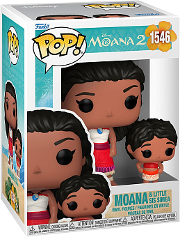 Ігрова фігурка FUNKO POP! Ваяна та Сімеа (Moana & Little Sis Simea) Disney #1546 - KUBIX Ігрова фігурка FUNKO POP! Ваяна та Сімеа (Moana & Little Sis Simea) Disney #1546
