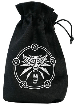 Мешок The Witcher Dice Pouch. Джералт - Школа Волка - KUBIX Мешок The Witcher Dice Pouch. Джералт - Школа Волка