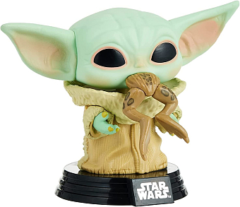 Ігрова фігурка FUNKO POP! Малюк Йода з жабою Star Wars Mandalorian #379