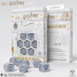 Набор из кубиков Harry Potter. Ravenclaw Modern Dice Set - White