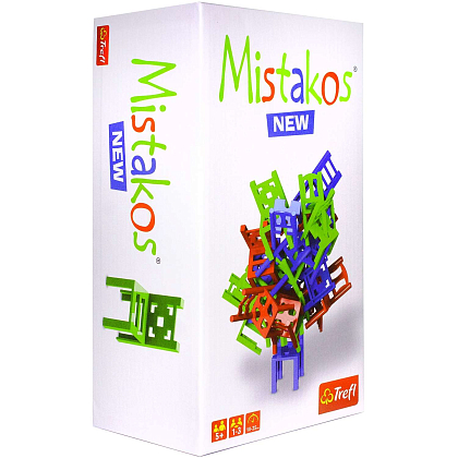 Настольная игра Mistakos: Стульчики, бренду Trefl, для 1-3 гравців, час гри < 30мин. - KUBIX