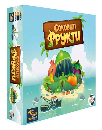 Настільна гра Соковиті Фрукти (Juicy Fruits), бренду Games 7Days, для 1-4 гравців, час гри < 30хв. - KUBIX