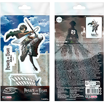 Акриловая фигурка Арена титанов (Eren. ATTACK ON TITAN) - 2 - KUBIX