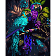 Мініатюра товару Картина за номерами Папуги на гілці (40х50 см) - 1