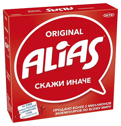 Настільна гра Аліас (Alias) (RU) (EN), бренду Tactic, для 4-12 гравців, час гри < 60хв. - KUBIX