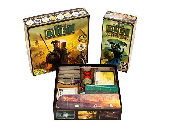 Настольная игра 7 Чудес: Дуэль (7 Wonders Duel), бренду Игромаг, для 2-2 гравців, час гри < 30мин. - 5 - KUBIX