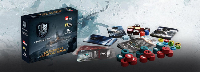 Настільна гра Фростпанк: Замерзлі землі (Frostpunk: The Board Game. Frostlander Expansion), бренду Fun Geek Shop, для 1-4 гравців, час гри > 60хв. - 3 - KUBIX