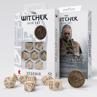 Набор кубиков The Witcher Dice Set. Vesemir - Старый Волк