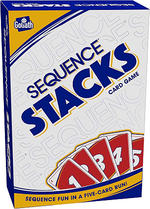 Настольная игра Сиквенс. Карточная (Sequence Stacks Card Game), бренду Goliath Games, для 2-6 гравців, час гри < 30мин. - KUBIX