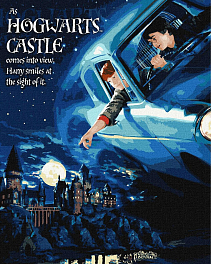 Картина по номерам Гаррі Поттер Політ на авто (40х50 см)