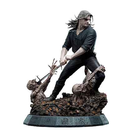 Статуетка Геральта. Відьмак (WITCHER Geralt the White Wolf Limited Edition) - 2 - KUBIX