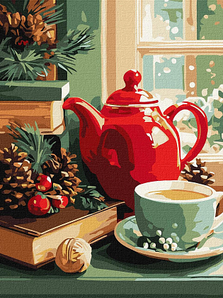 Картина по номерам Мгновение уюта (30х40 см), бренду Идейка - KUBIX