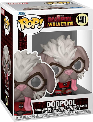 Ігрова фігурка FUNKO POP! Догпул (Deadpool & Wolverine - Dogpool) Marvel #1401, бренду Funko - KUBIX