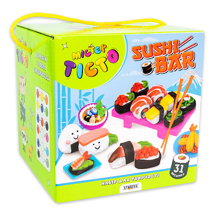 Набор для лепки Мистер тесто Sushi Bar, бренду Strateg - KUBIX