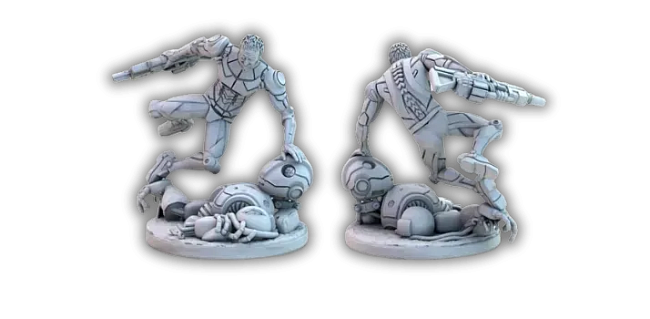 Настольная игра Тамашии: Хроника Восхождение Миниатюры для игры (Tamashii: Edgerunners), бренду Игровая Мастерская - 3 - KUBIX