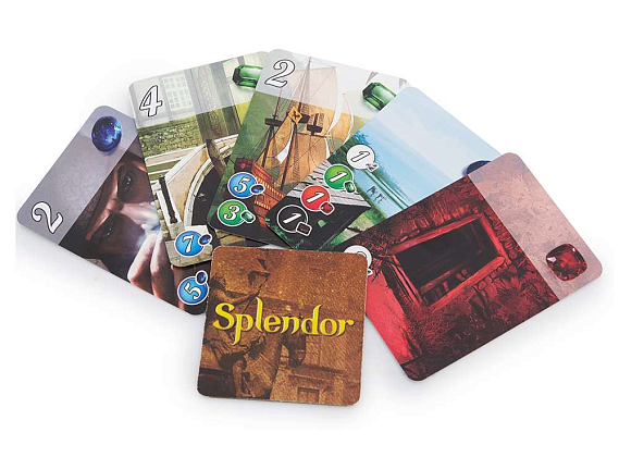Настільна гра Розкіш (Splendor), бренду Asmodee, для 2-4 гравців, час гри < 30хв. - 5 - KUBIX