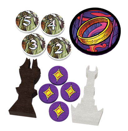 Настольная игра Властелин Колец. Две башни. Карточная игра (The Two Towers Trick Taking Game), бренду Geekach Games, для 1-4 гравців, час гри < 30мин. - 5 - KUBIX