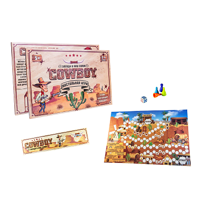 Настольная игра Ковбой (Cowboy) (RU), бренду Strateg, для 2-4 гравців - 3 - KUBIX