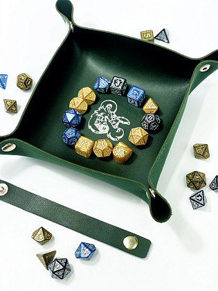 Лоток для кубиков Дракон зеленый Dice Tray, бренду Планета Игр - 4 - KUBIX