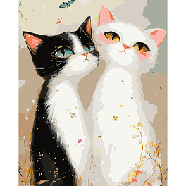 Картина по номерам Котята (40х50 см)