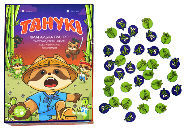 Настольная игра Тануки (Tanuki), бренду Планета Игр, для 3-6 гравців, час гри < 30мин. - 2 - KUBIX