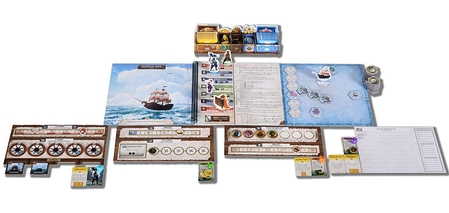 Настільна гра Утрачені моря (Forgotten Waters), бренду Geekach Games, для 3-7 гравців, час гри > 60хв. - 5 - KUBIX