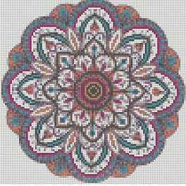 Алмазна мозаїка Мандала 2 (30х30 см)