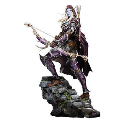 Статуетка Сільвана Вітрокрила. Варкрафт (WORLD OF WARCRAFT Sylvanas Statue) - KUBIX