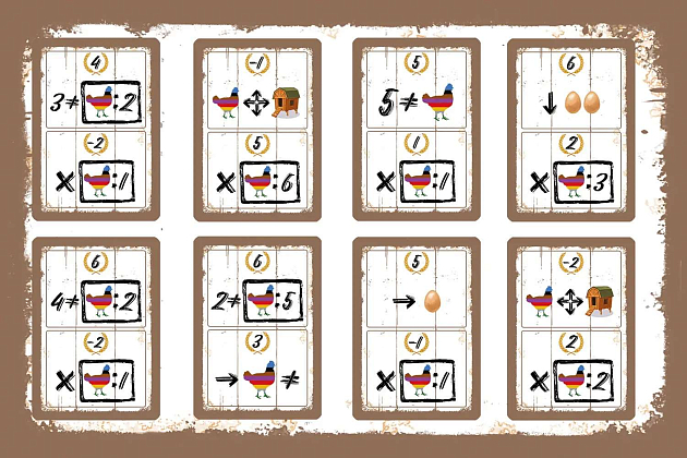 Настільна гра Курочки (Hens), бренду Lord of Boards, для 1-4 гравців, час гри < 30хв. - 4 - KUBIX