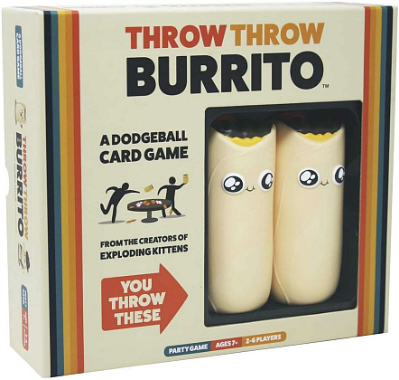 Настільна гра Кидай Буріто! (Throw Throw Burrito), бренду Geekach Games, для 2-6 гравців, час гри < 30хв. - KUBIX