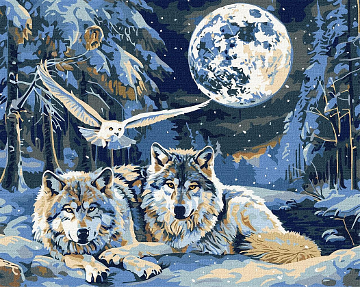 Картина по номерам Хижаки та мудрість (40х50 см), бренду Ідейка - KUBIX