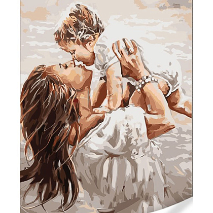 Картина по номерам Радость материнства (40х50), бренду Strateg - KUBIX