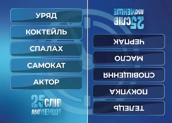 Настільна гра 25 слів або менше, бренду Gamesly, для 4-12 гравців, час гри < 30хв. - 3 - KUBIX