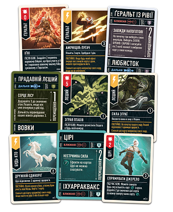 Настільна гра Unmatched: The Witcher. Сталь і срібло (Steel and Silver), бренду Geekach Games, для 2-3 гравців, час гри < 30хв. - 3 - KUBIX