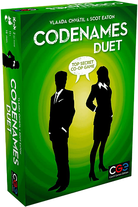 Настольная игра Codenames: Duet (Кодовые Имена: Дуэт) (EN), бренду Czech Games Edition, для 2-2 гравців, час гри < 30мин. - KUBIX