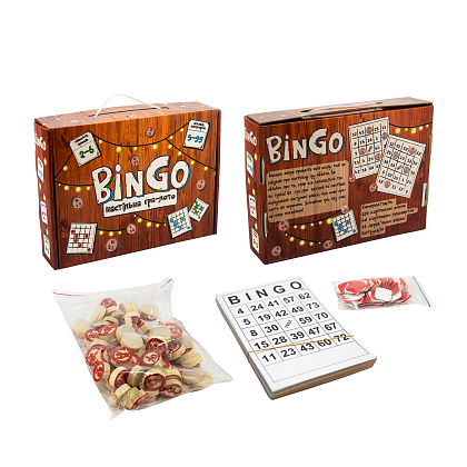 Настольная игра Лото БинГо (BinGo), бренду Strateg, для 2-6 гравців, час гри > 60мин. - 3 - KUBIX