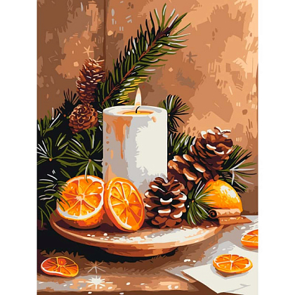 Картина за номерами Апельсиновий затишок (30х40 см), бренду Art Craft - KUBIX