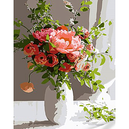 Картина за номерами Ароматна троянда (30х40 см)