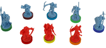 Настольная игра Война Кольца: Цветные базы (War of The Ring Colored Plastic Rings). - KUBIX Настольная игра Война Кольца: Цветные базы (War of The Ring Colored Plastic Rings).