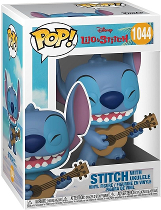 Ігрова фігурка FUNKO POP! Стіч з укулеле (Stitch with Ukulele) Lilo & Stitch: #1044, бренду Funko - KUBIX