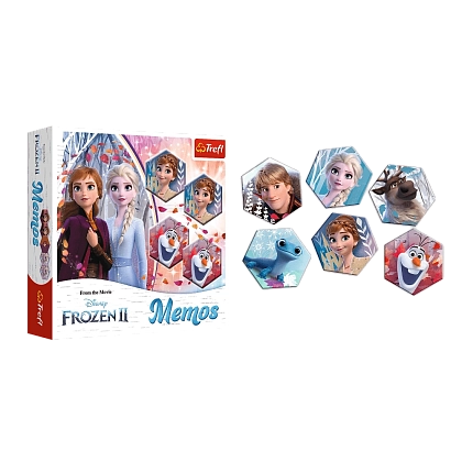 Настольная игра Ледяное сердце 2: Мемос (Frozen 2 Disney: Memos), бренду Trefl, для 1-4 гравців, час гри < 30мин. - 2 - KUBIX